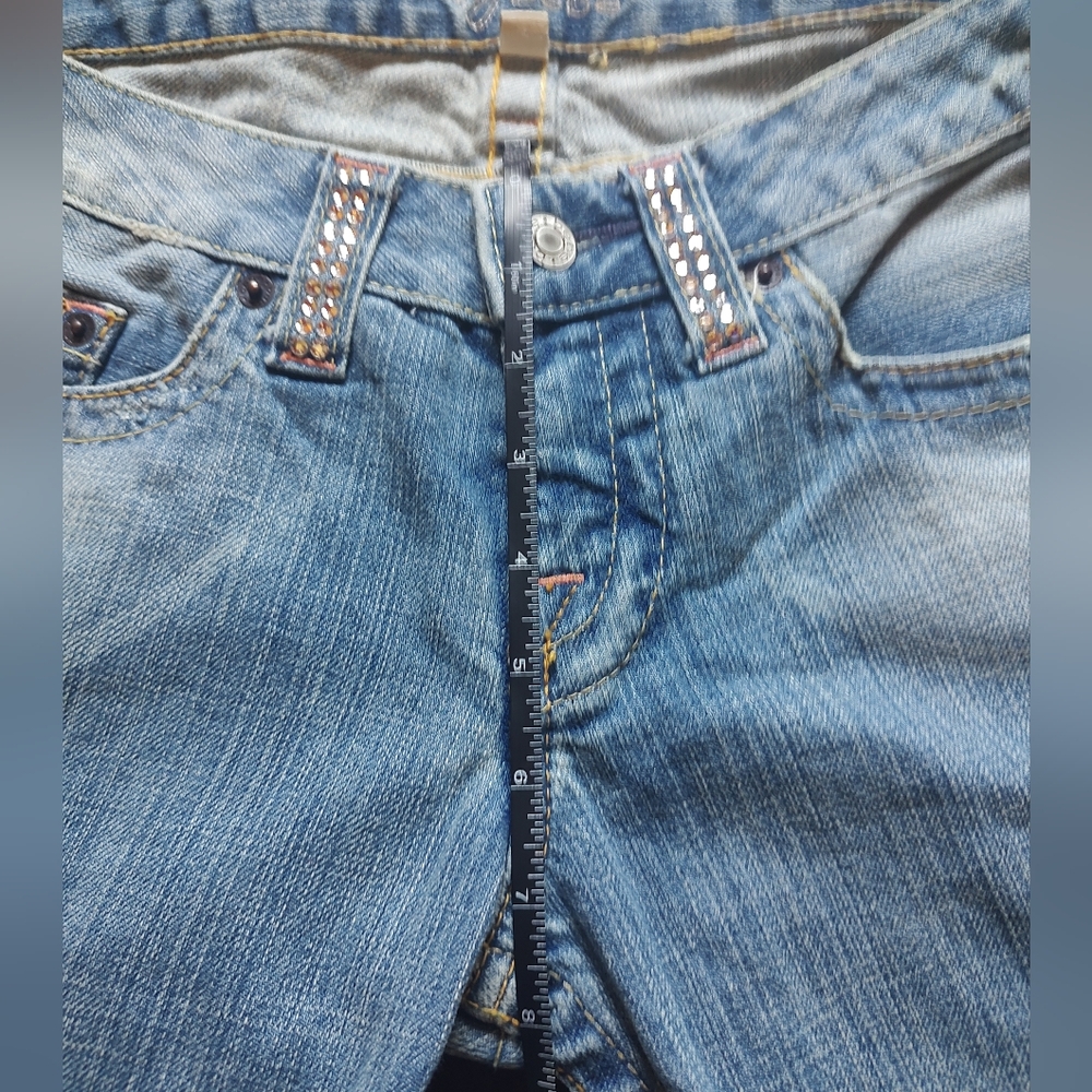 Bebe Vintage Wide Leg Jeans - Picture 6 of 9